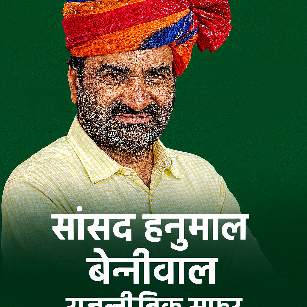 जनसेवा से संसद तक – हनुमान बेनीवाल का राजनीतिक सफर