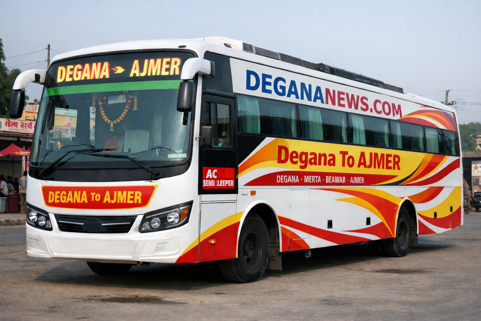 Degana to Ajmer bus